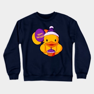 Birthday Rubber Duck Crewneck Sweatshirt